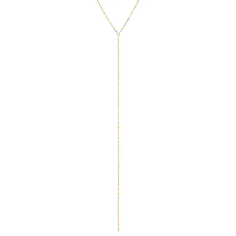 Enamel Beaded Lariat sold by Adina Eden's