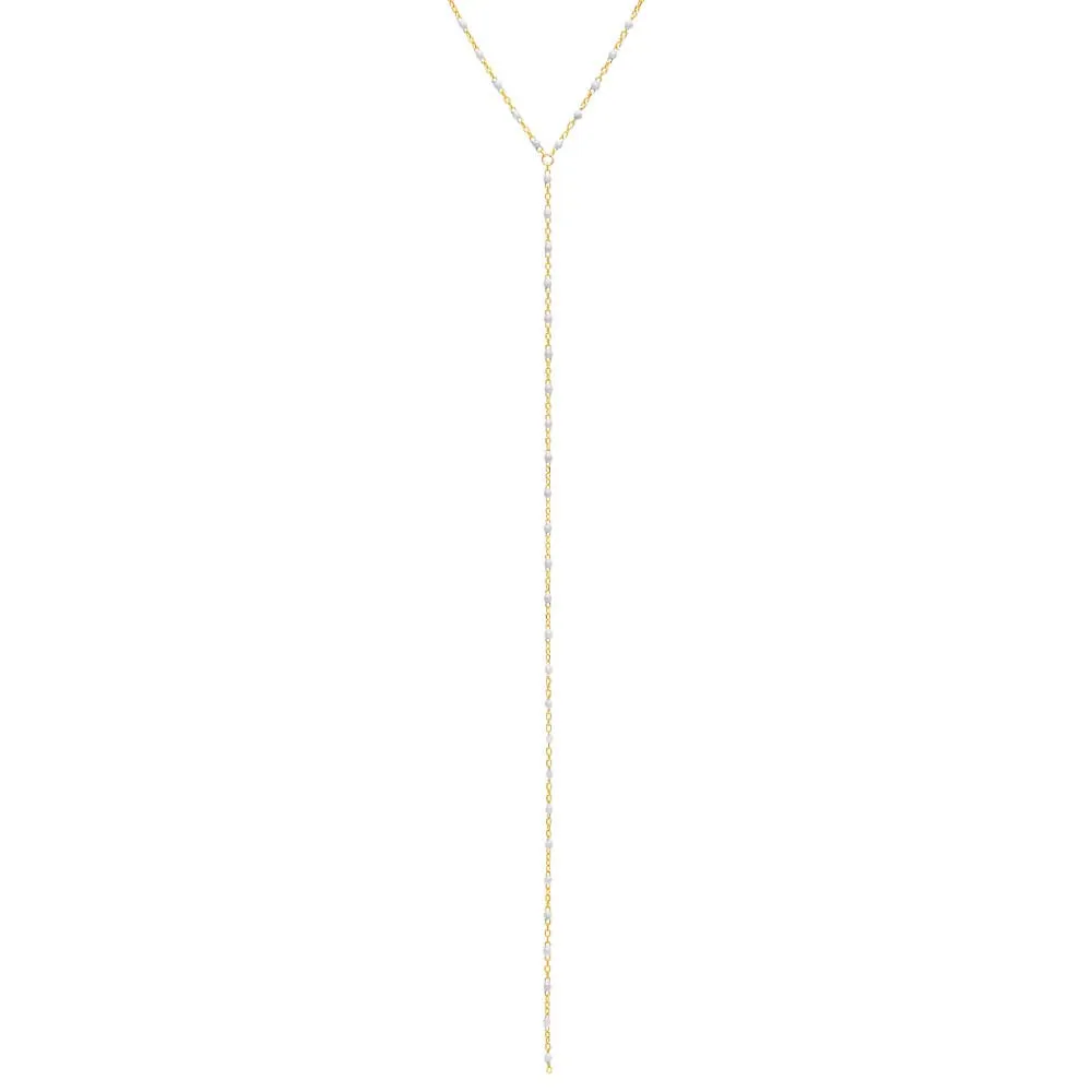 Enamel Beaded Lariat sold by Adina Eden's