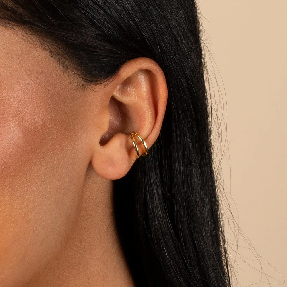 Solid Double Open Ear Cuff sold by Adina Eden's product image thumbnail 2