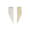 CZ Chandelier Dangling Drop Stud Earring sold by Adina Eden's