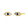 Pavé Evil Eye Stud Earring sold by Adina Eden's