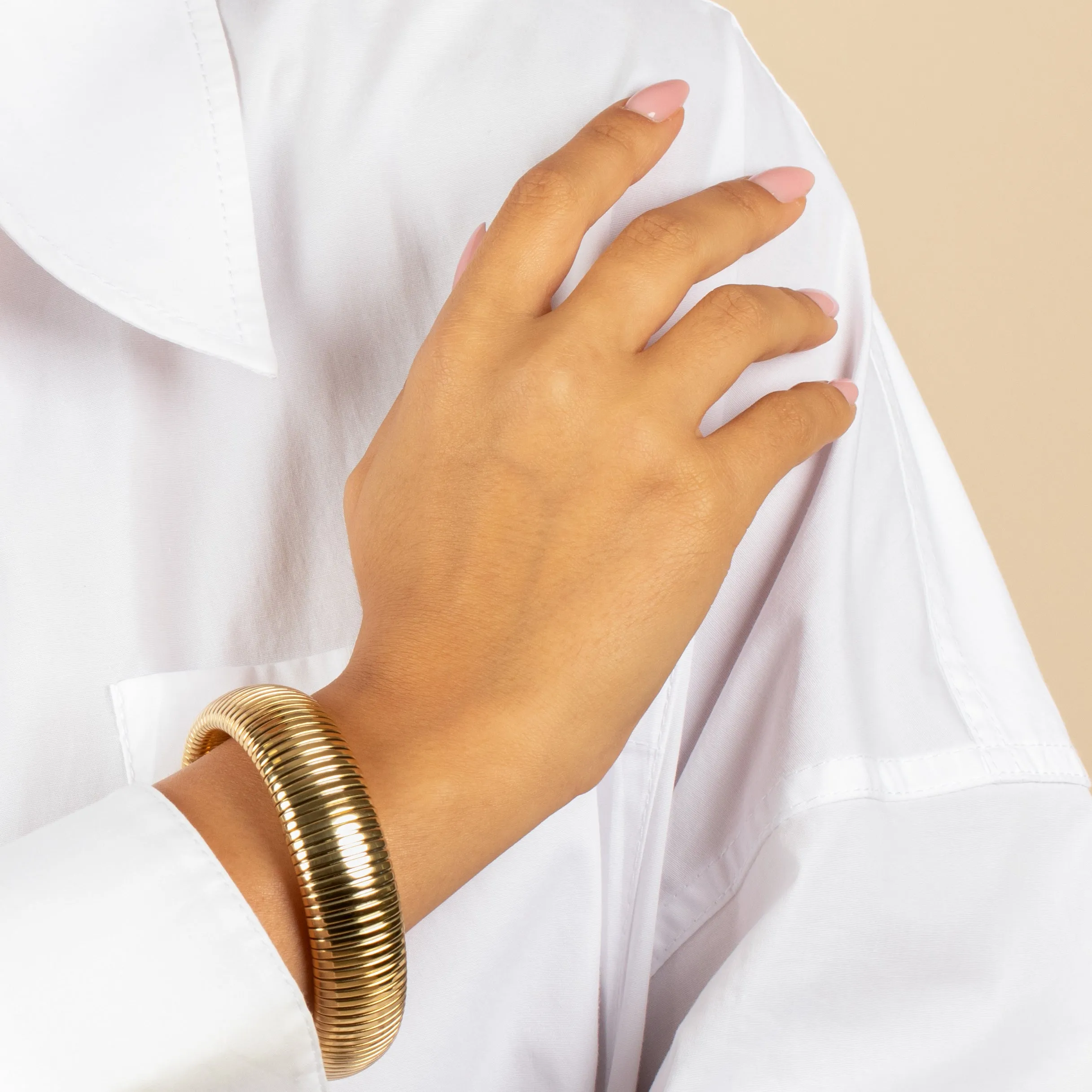 Super Chunky Snake Bangle sold by Adina Eden's product image thumbnail 2