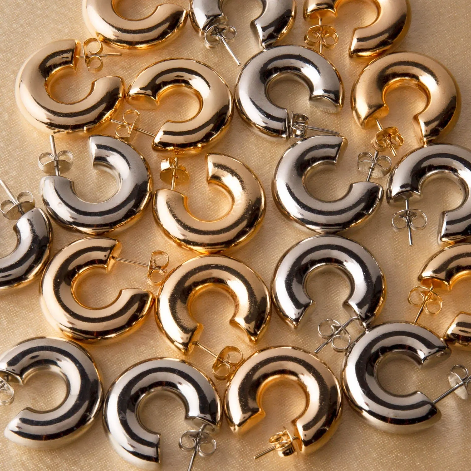 Bubble Hoop Earring sold by Adina Eden's product image thumbnail 5