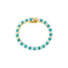 Colored Wide Pear Shaped Tennis Bracelet sold by Adina Eden's
