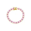 Colored Wide Pear Shaped Tennis Bracelet sold by Adina Eden's