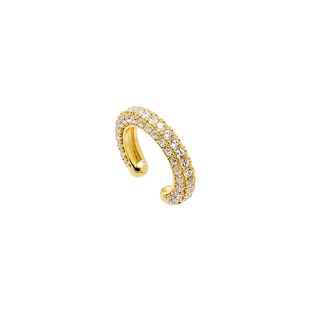 Pave Curved Ear Cuff sold by Adina Eden's