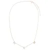 Diamond Pave Triple Initial Necklace 14K sold by Adina Eden's