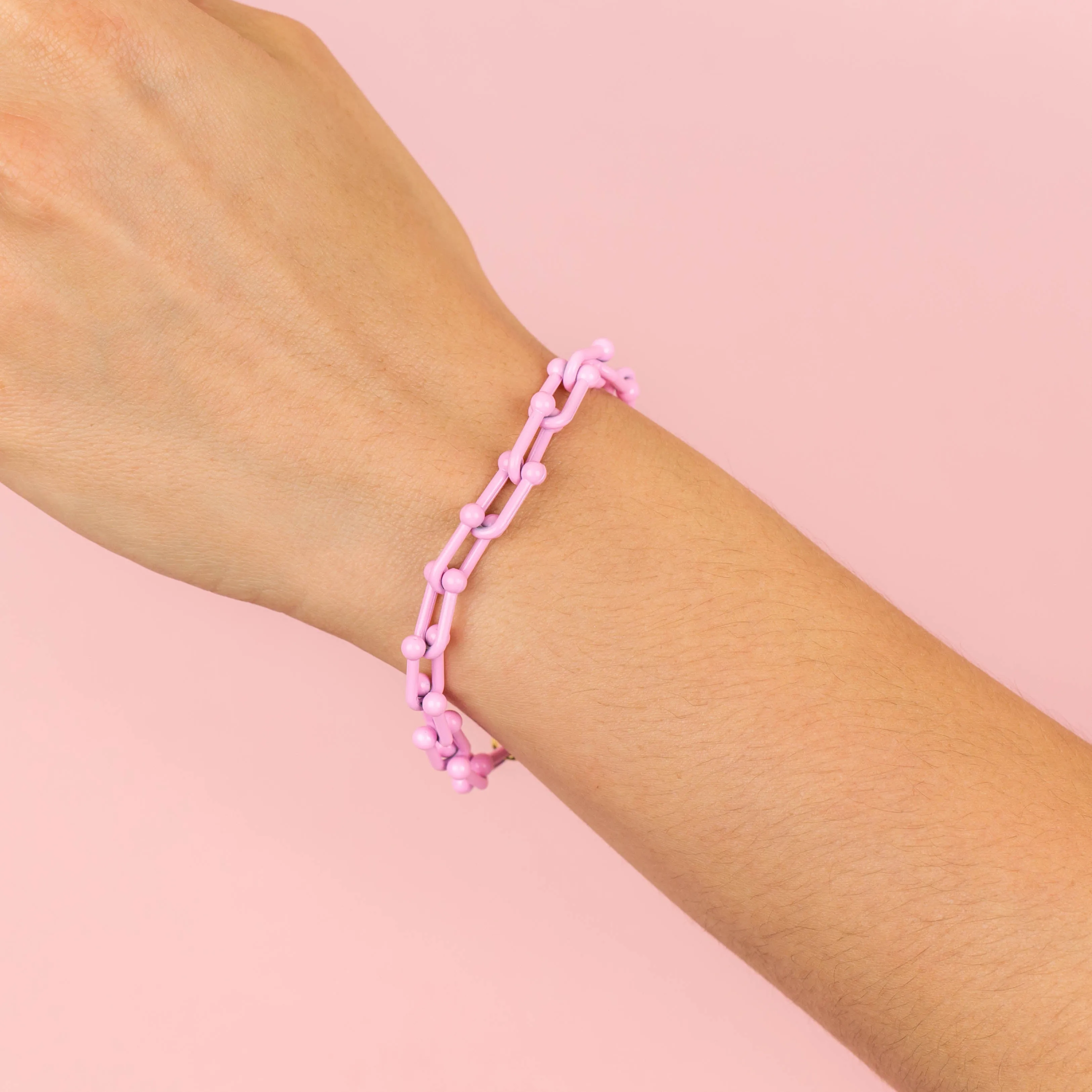 Enamel U Chain Bracelet sold by Adina Eden's product image thumbnail 2