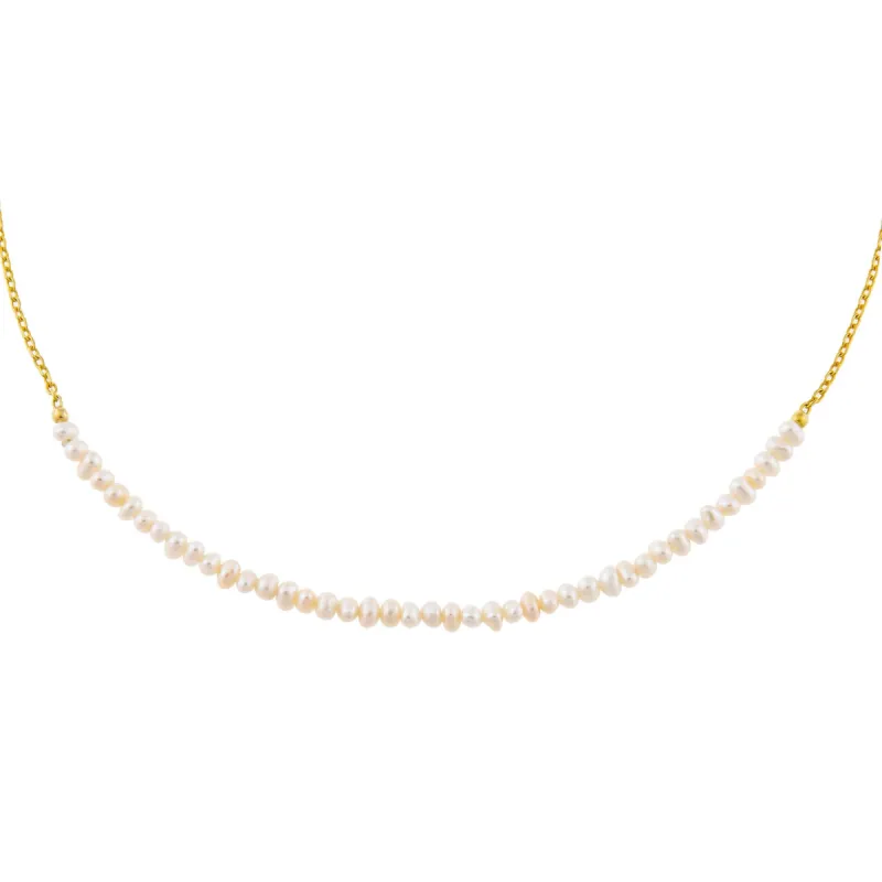 Freshwater Pearl Chain Necklace sold by Adina Eden's