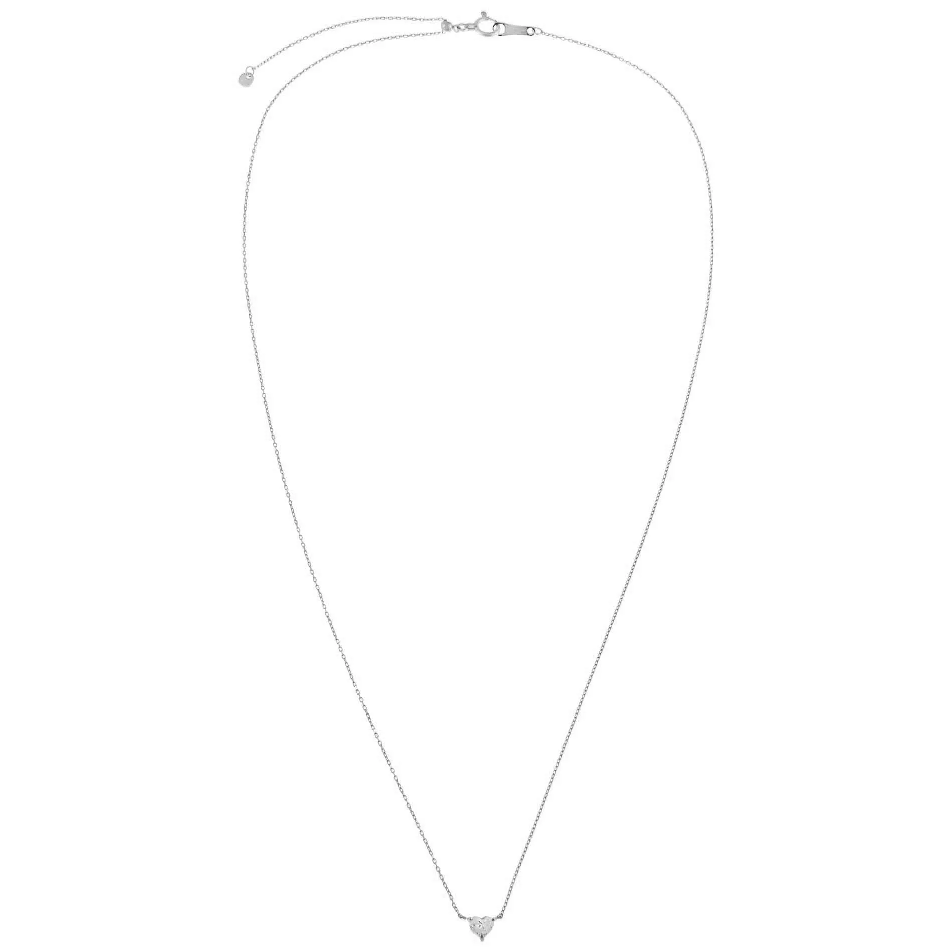 Diamond Heart Necklace 14K sold by Adina Eden's product image thumbnail 2