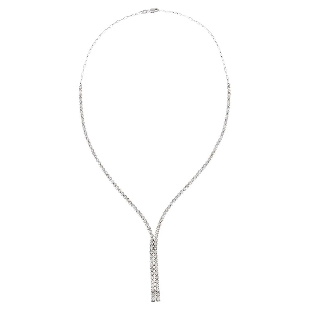 Cupcake Set Diamond Lariat Necklace 14K sold by Adina Eden's product image thumbnail 3