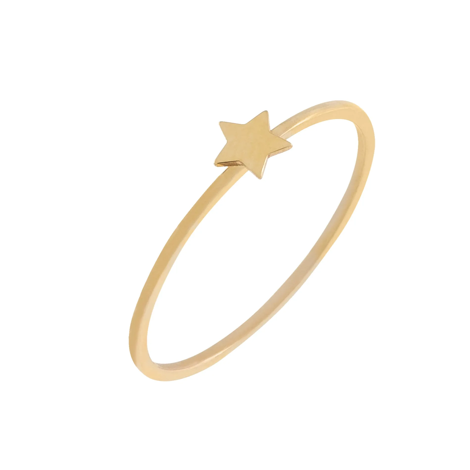 Mini Star Ring 14K sold by Adina Eden's