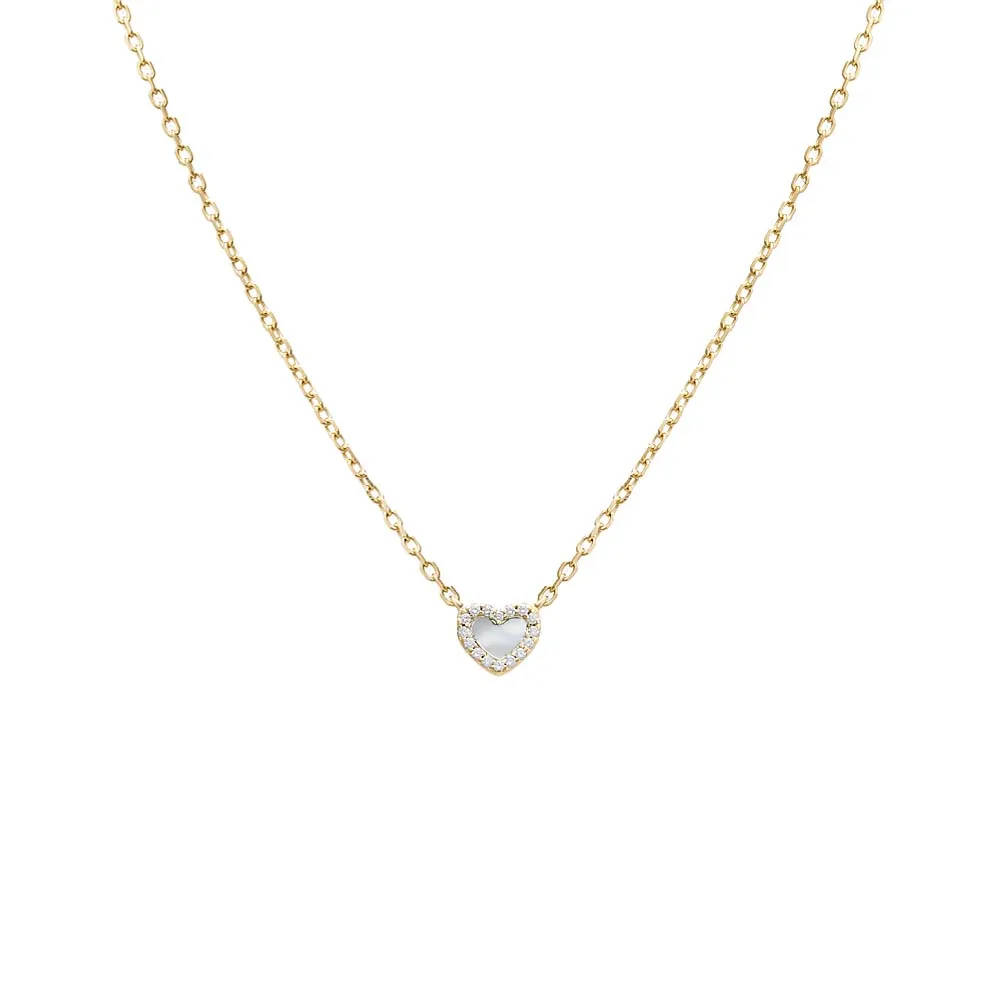 Tiny Pave Colored Gemstone Pendant Necklace sold by Adina Eden's