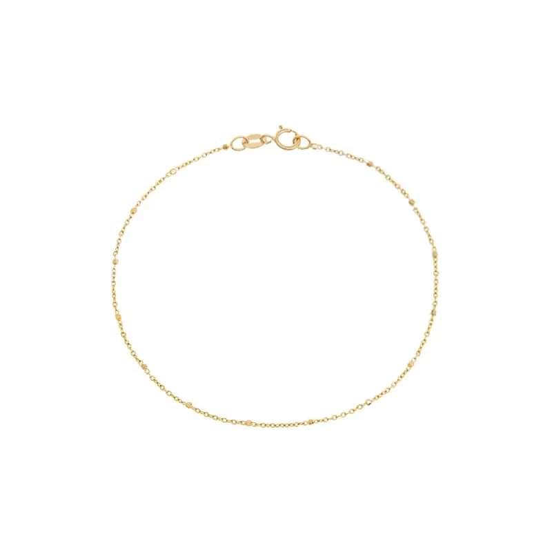 Sparkle Chain Bracelet 14K sold by Adina Eden's