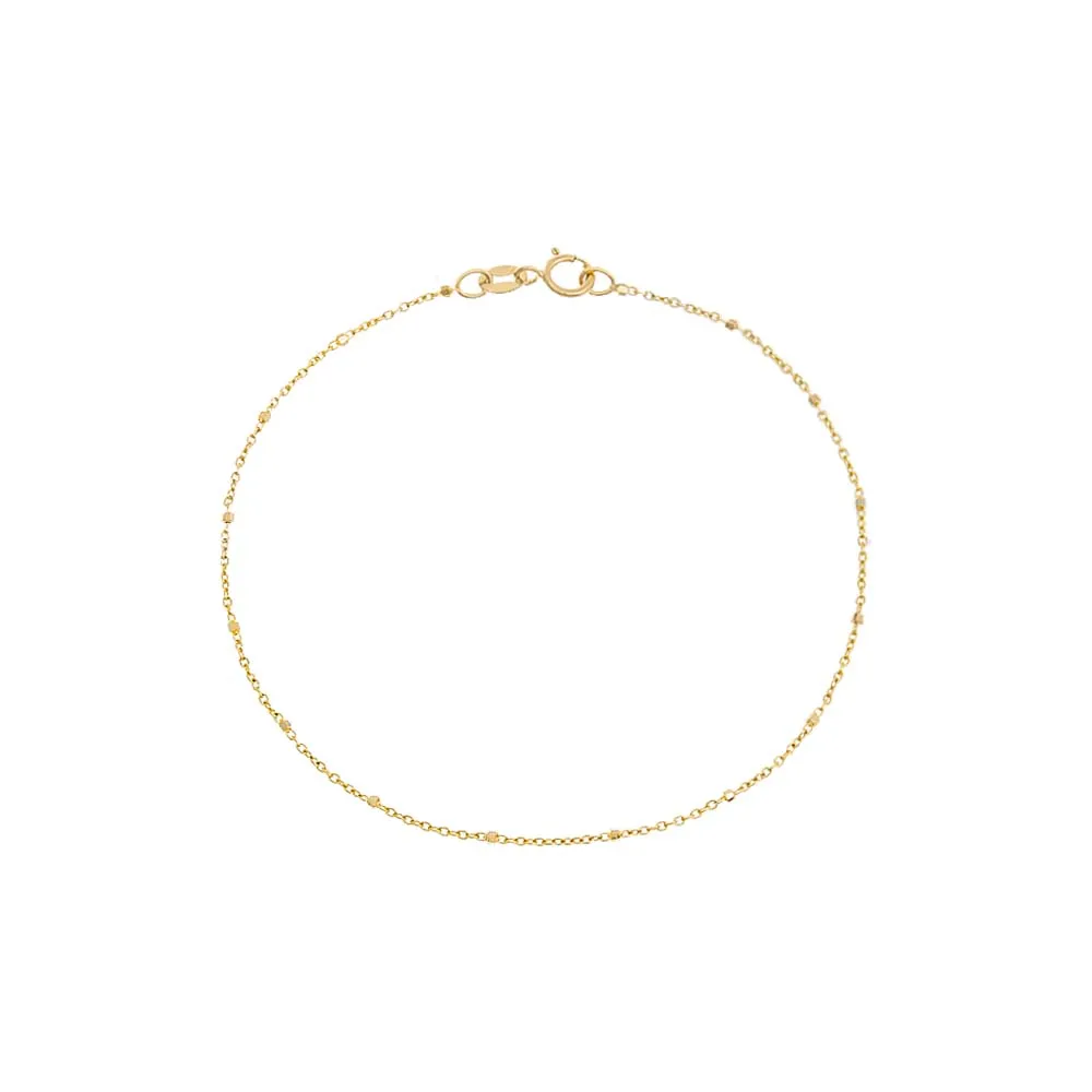 Sparkle Chain Bracelet 14K sold by Adina Eden's