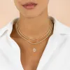 Pavé Diamond Smiley Face Necklace 14K sold by Adina Eden's