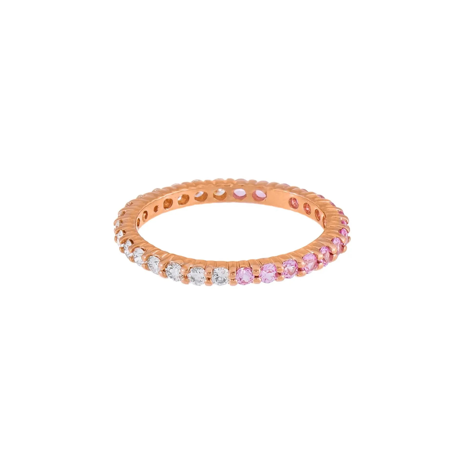 Diamond x Sapphire Pink Band 14K sold by Adina Eden's product image thumbnail 3
