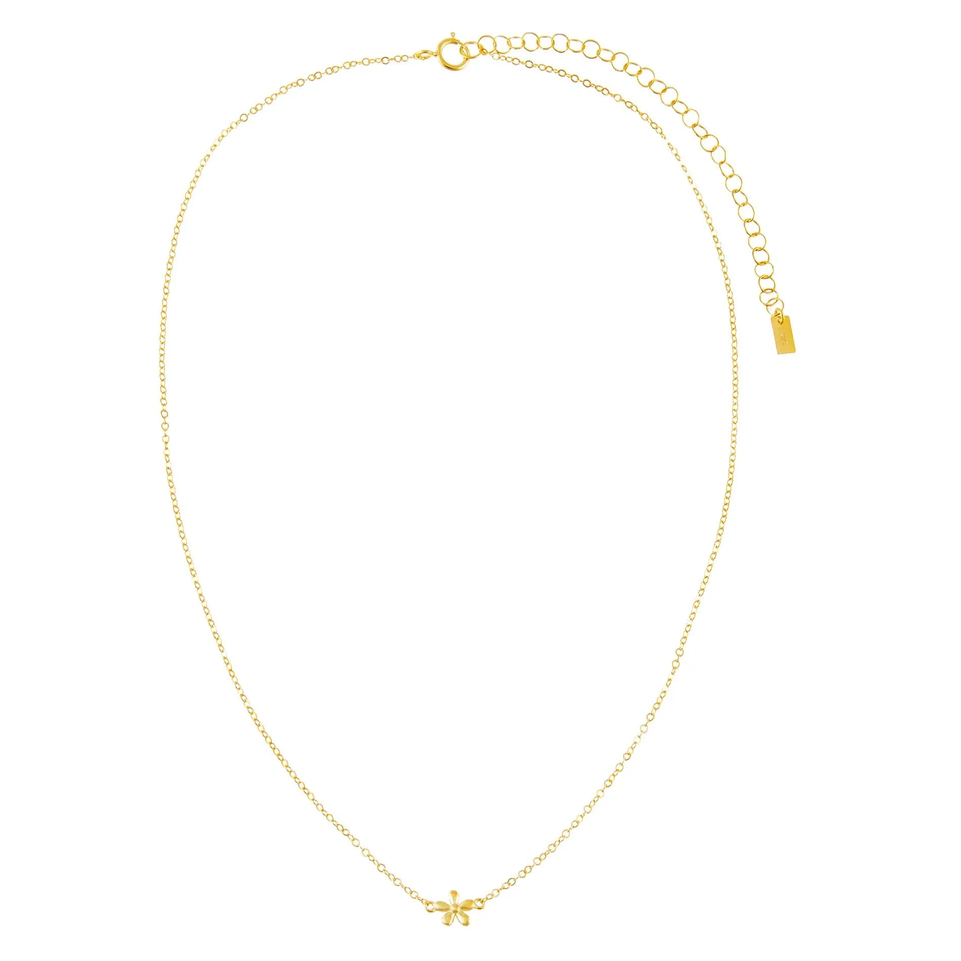 Solid Flower Necklace sold by Adina Eden's product image thumbnail 3