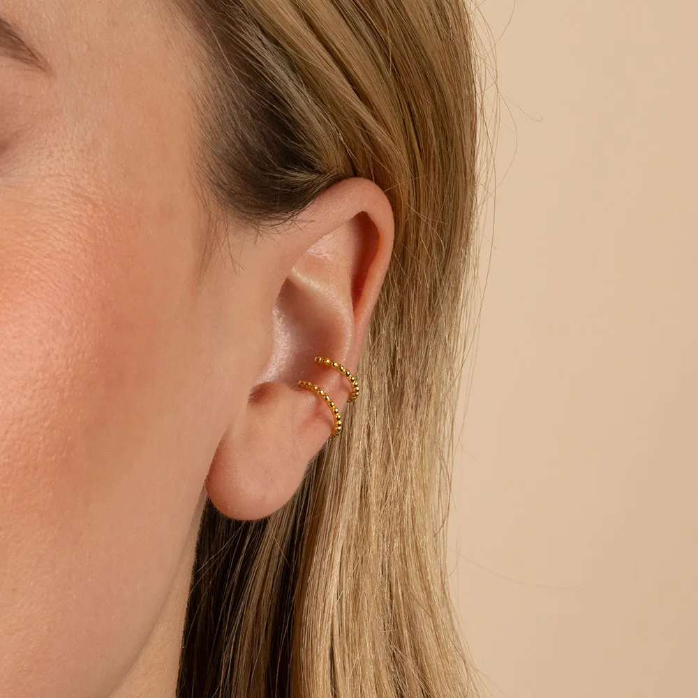 Solid Beaded Ear Cuff sold by Adina Eden's product image thumbnail 3