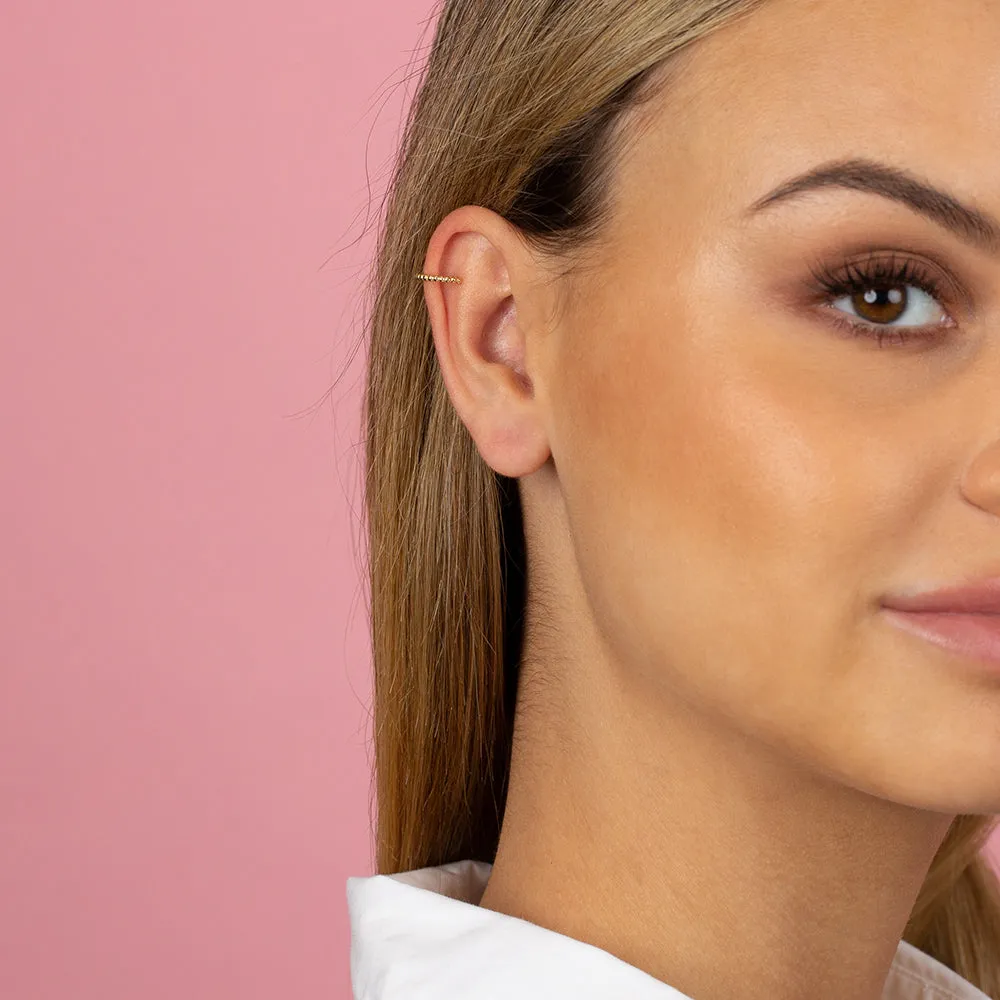 Solid Beaded Ear Cuff sold by Adina Eden's product image thumbnail 5