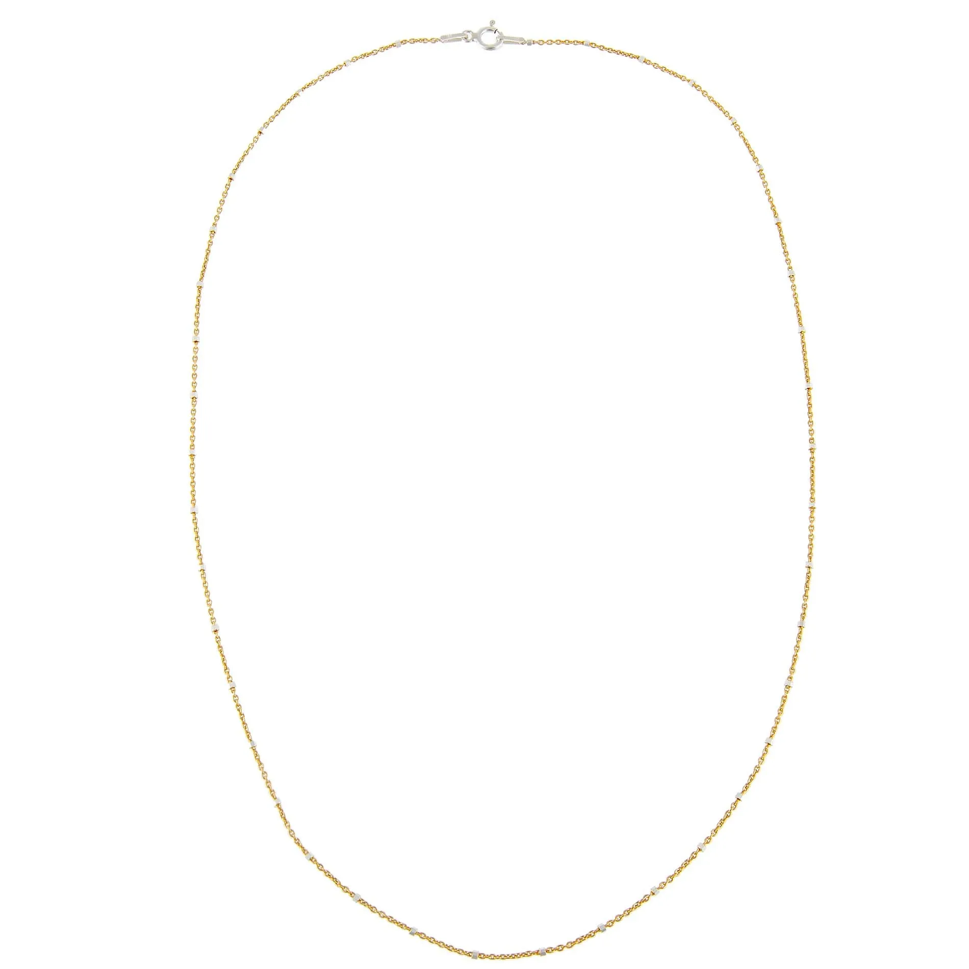 Two Tone Ball Chain Necklace sold by Adina Eden's product image thumbnail 2