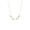 Pavé Block Name x Emerald Necklace sold by Adina Eden's