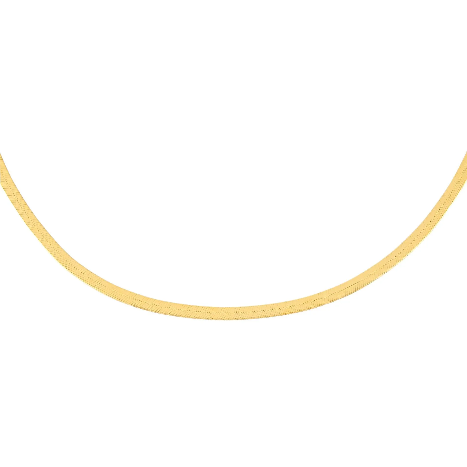 Double Sided Herringbone Necklace sold by Adina Eden's