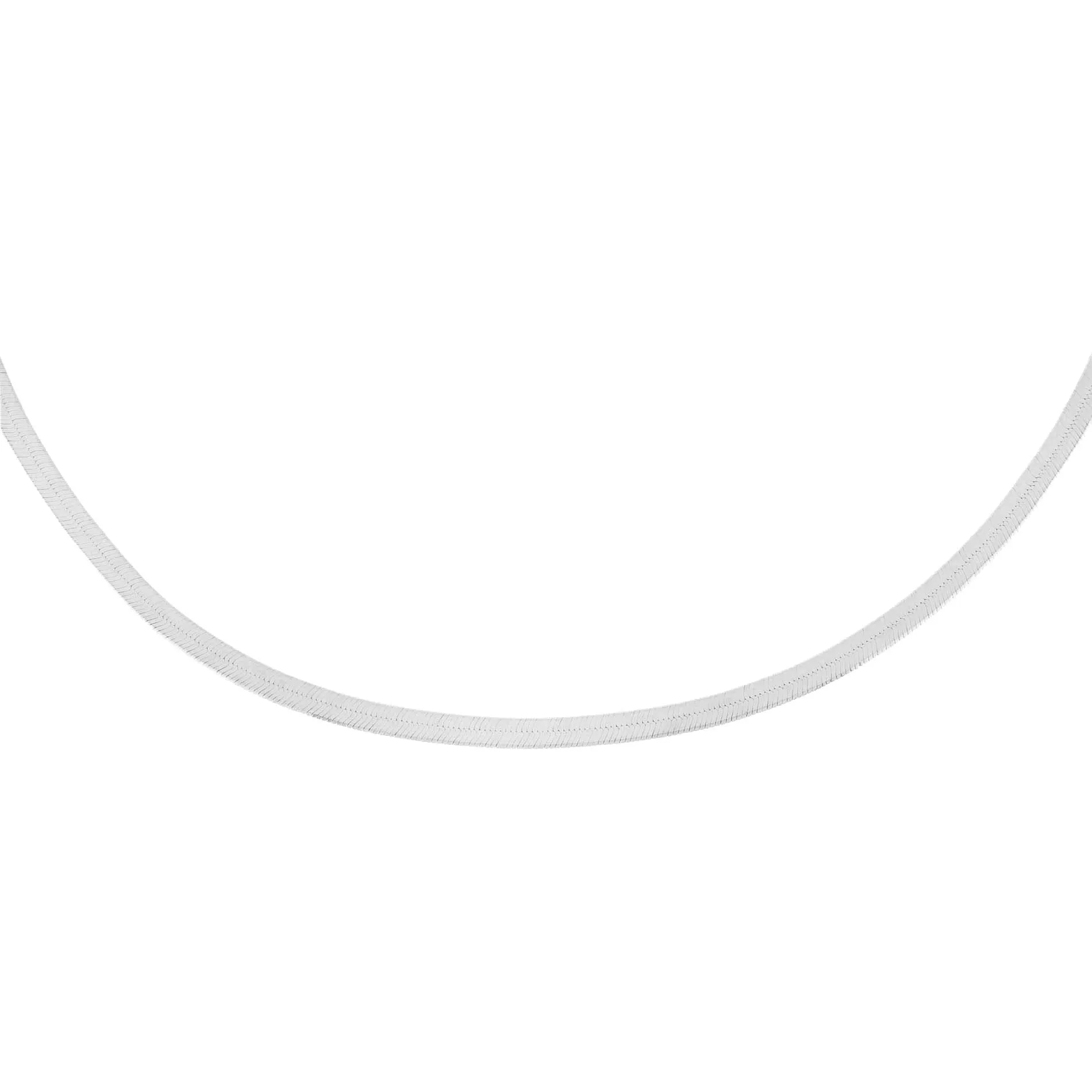 Double Sided Herringbone Necklace sold by Adina Eden's product image thumbnail 4