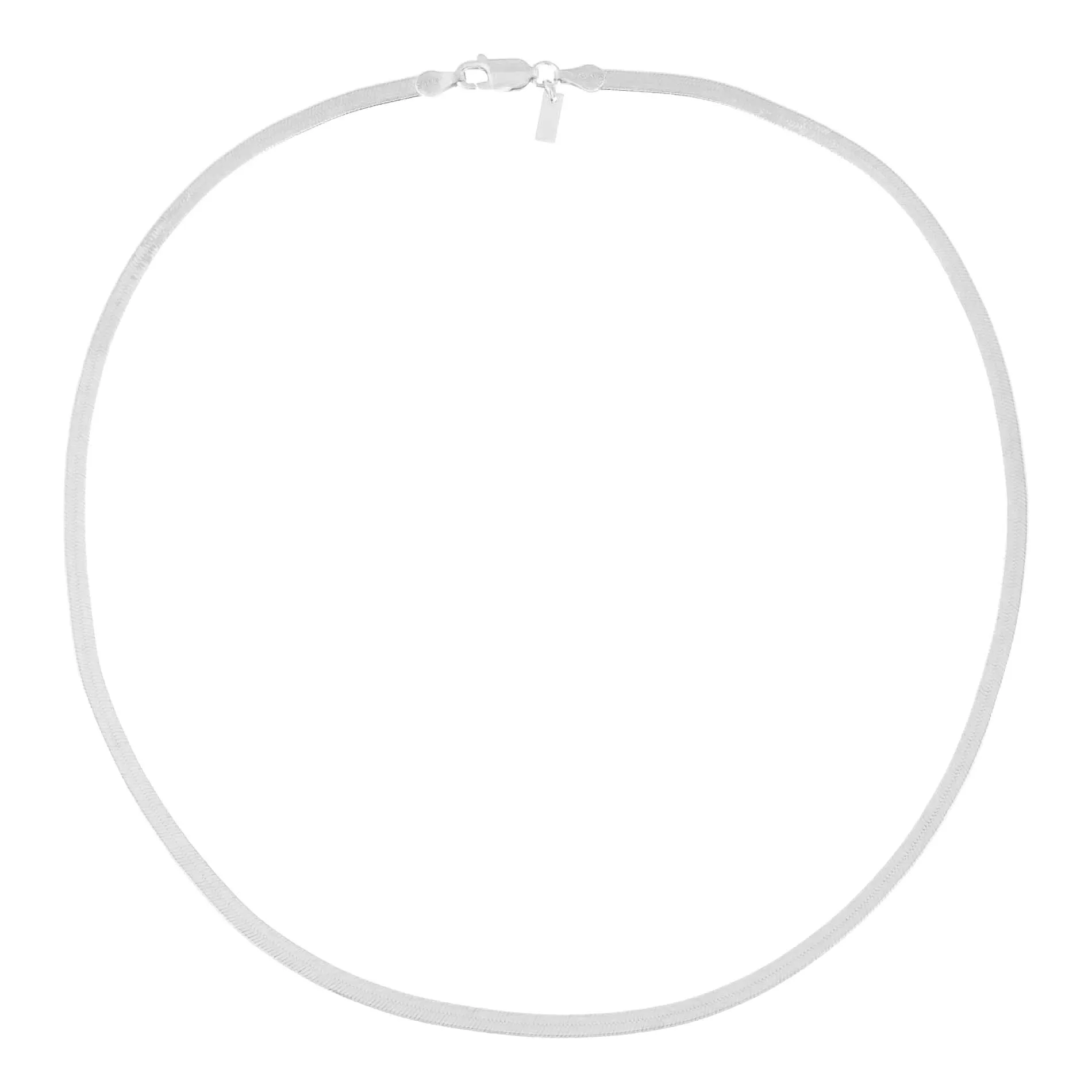 Double Sided Herringbone Necklace sold by Adina Eden's product image thumbnail 3