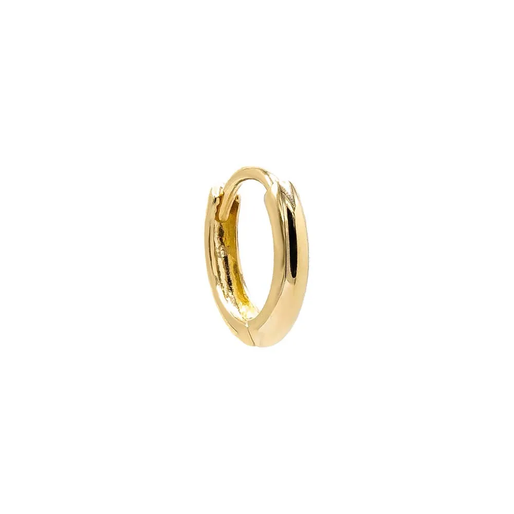 Thin Solid Cartilage Huggie Earring 14K sold by Adina Eden's product image thumbnail 5