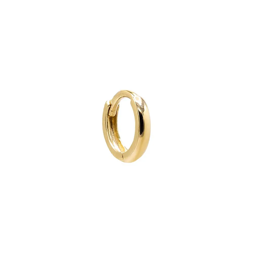 Thin Solid Cartilage Huggie Earring 14K sold by Adina Eden's product image thumbnail 4