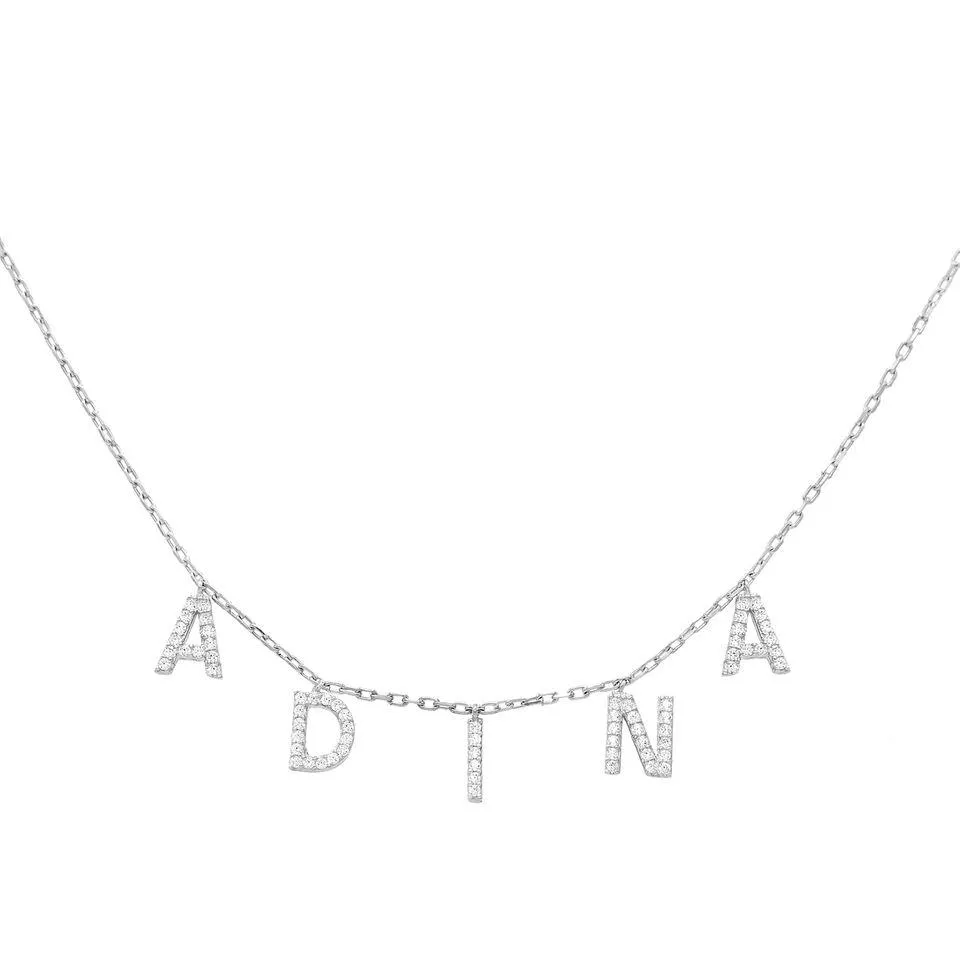 Block Name Necklace sold by Adina Eden's product image thumbnail 3