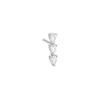 Triple Teardrop Bar Stud Earring sold by Adina Eden's