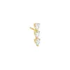 Triple Teardrop Bar Stud Earring sold by Adina Eden's