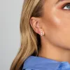 Triple Teardrop Bar Stud Earring sold by Adina Eden's