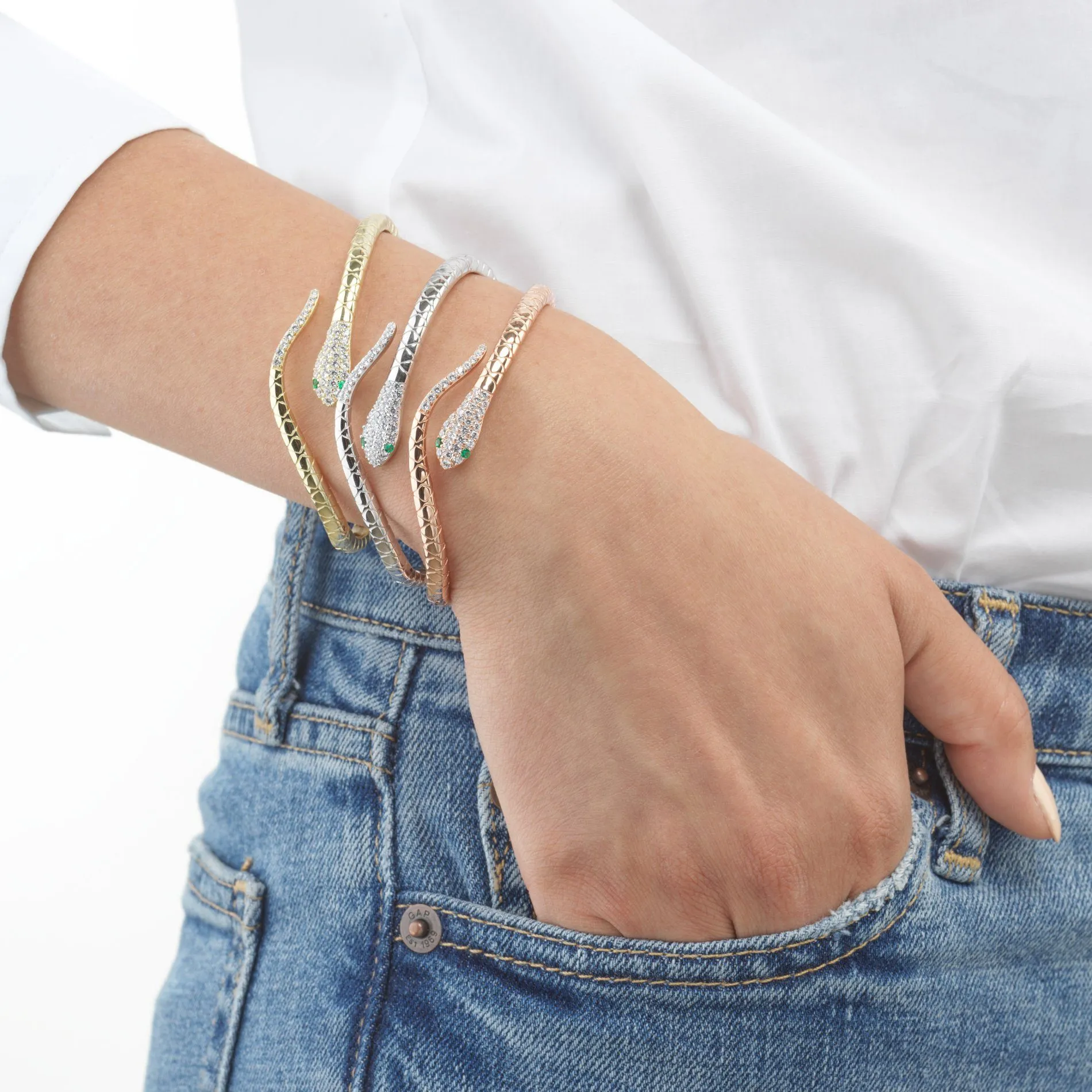 Snake Bangle sold by Adina Eden's product image thumbnail 2