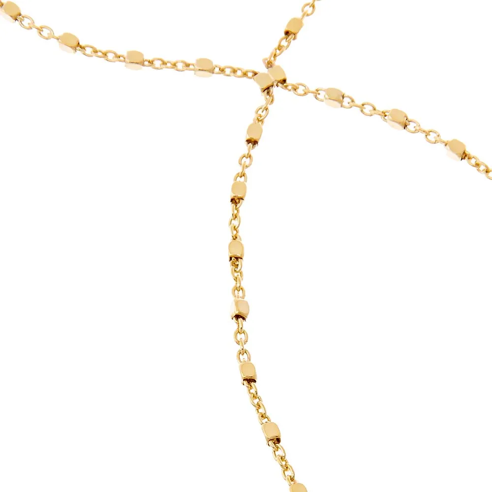 Solid Cube Link Hand Chain sold by Adina Eden's product image thumbnail 3