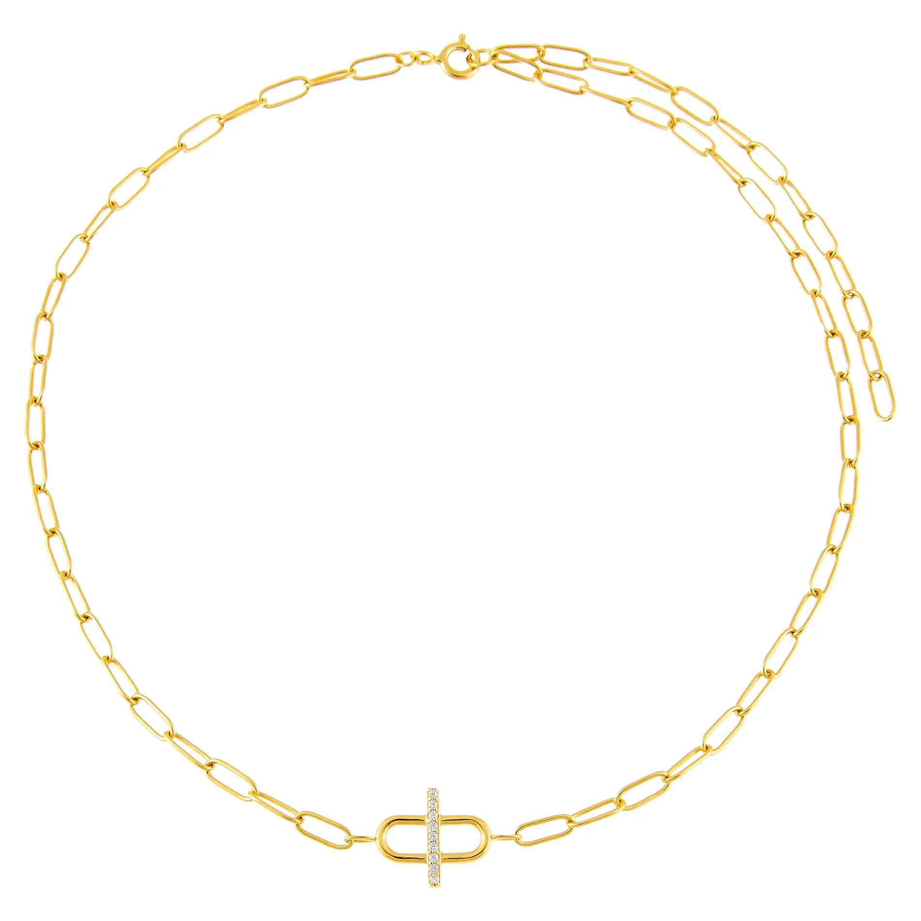 CZ Toggle Multi Link Choker sold by Adina Eden's product image thumbnail 3