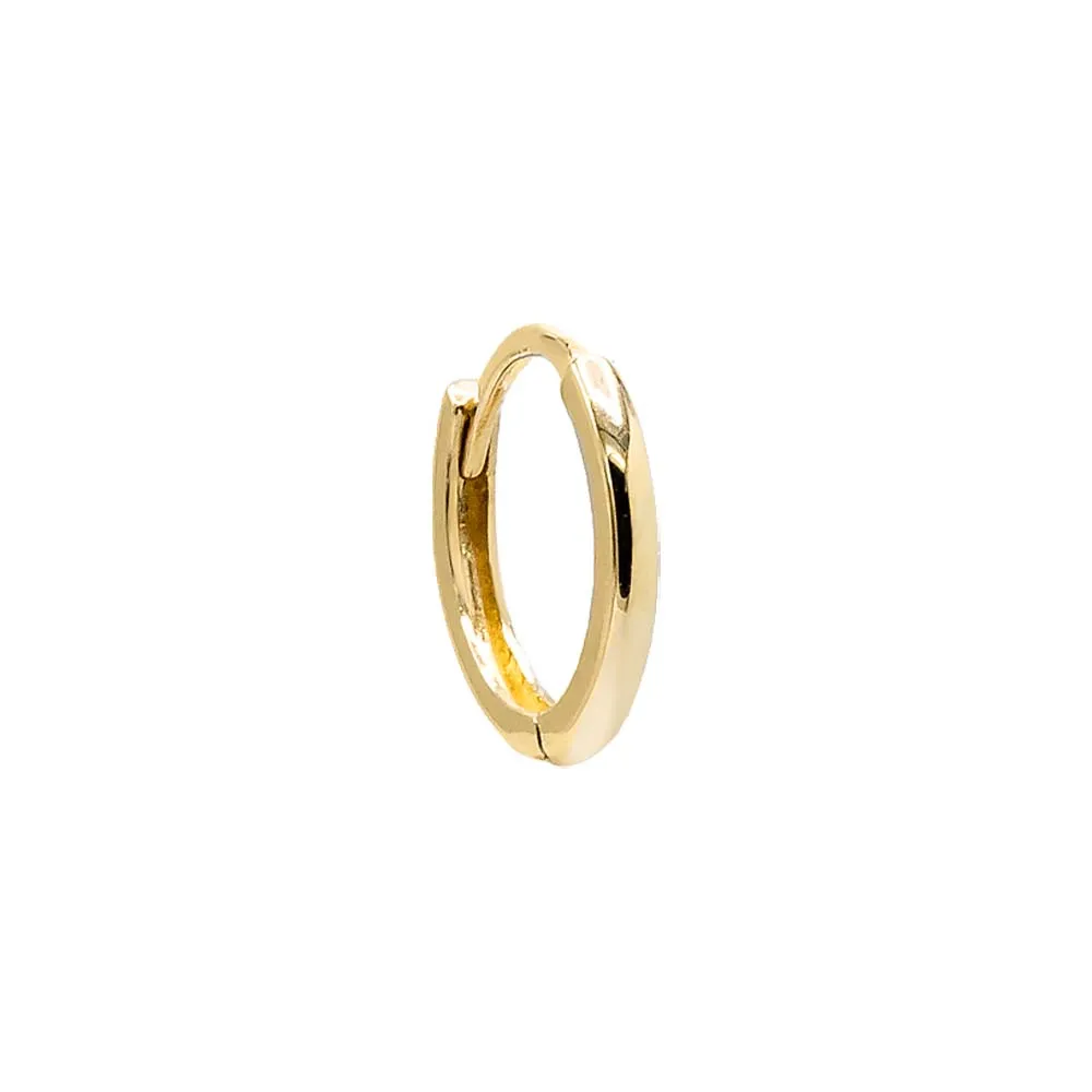 Solid Mini Rounded Cartilage Huggie Earring 14K sold by Adina Eden's product image thumbnail 2