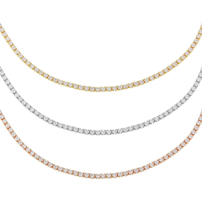 Thin Tennis Choker Combo Set sold by Adina Eden's