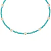 Turquoise Smiley Face Beaded Choker sold by Adina Eden's