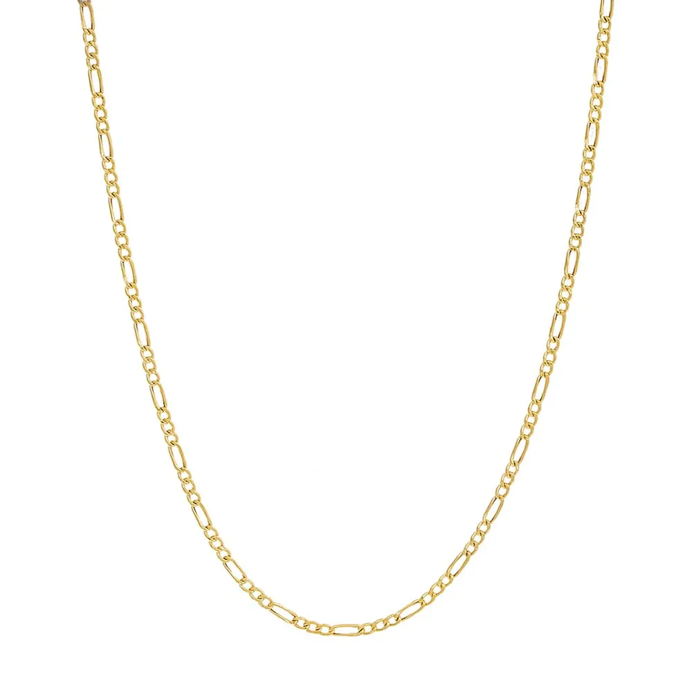 Figaro Chain Necklace 14K sold by Adina Eden's product image thumbnail 5