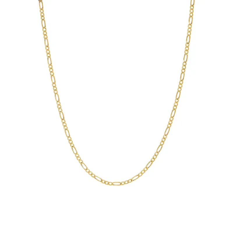 Figaro Chain Necklace 14K sold by Adina Eden's