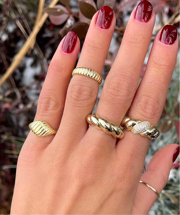 Puffed Braided Ring sold by Adina Eden's product image thumbnail 2