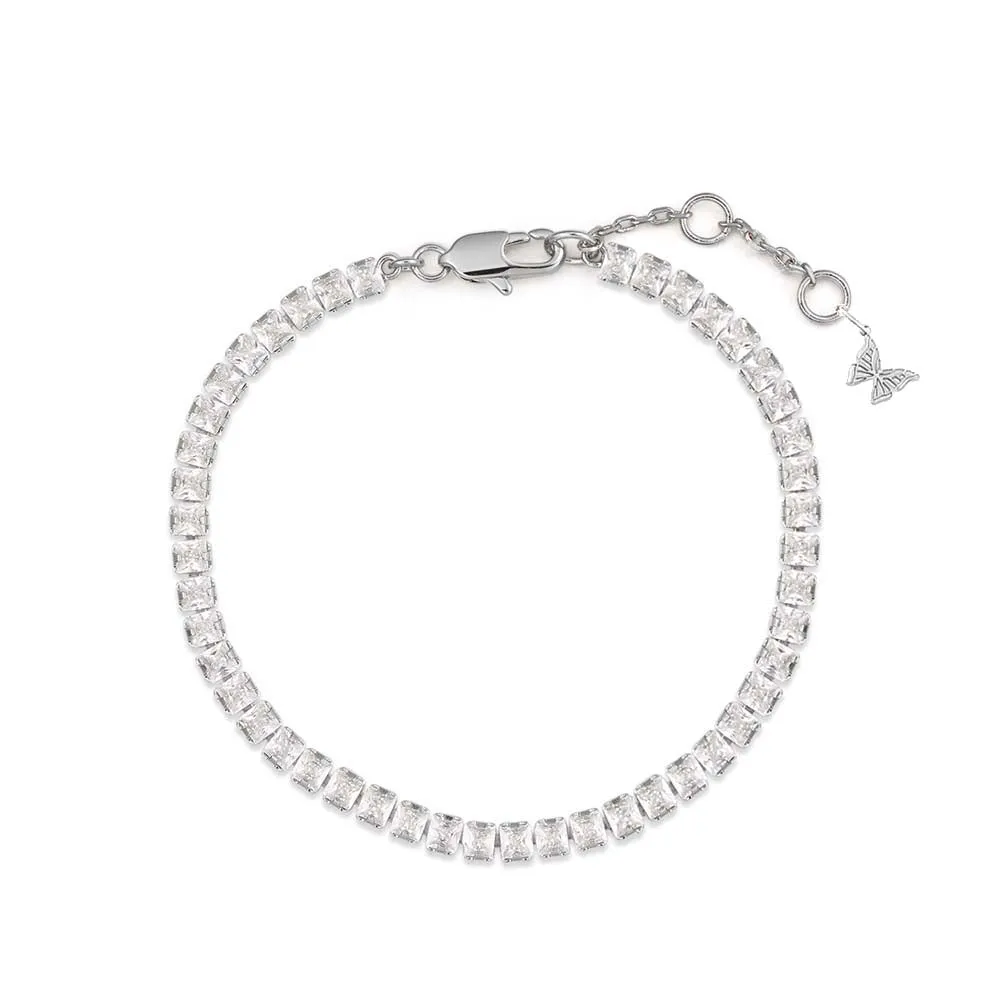 CZ Princess Tennis Bracelet sold by Adina Eden's product image thumbnail 3