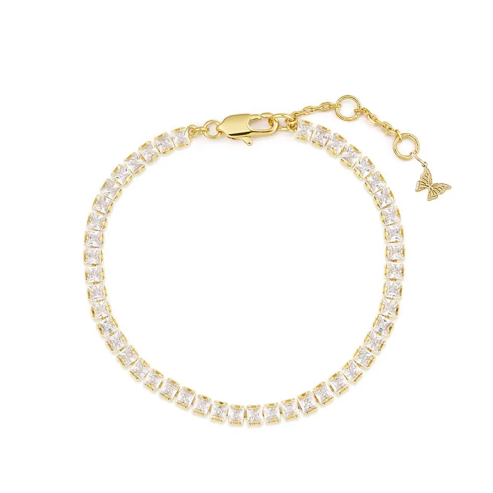 CZ Princess Tennis Bracelet sold by Adina Eden's