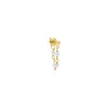 Mini Pearl Front Back Chain Stud Earring sold by Adina Eden's