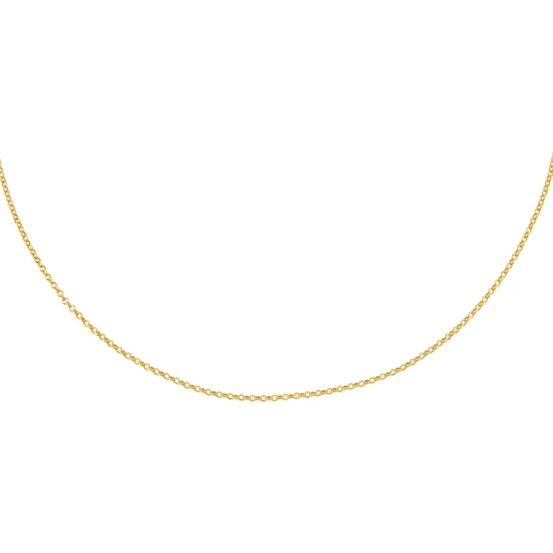 Dainty Chain Necklace 14K sold by Adina Eden's