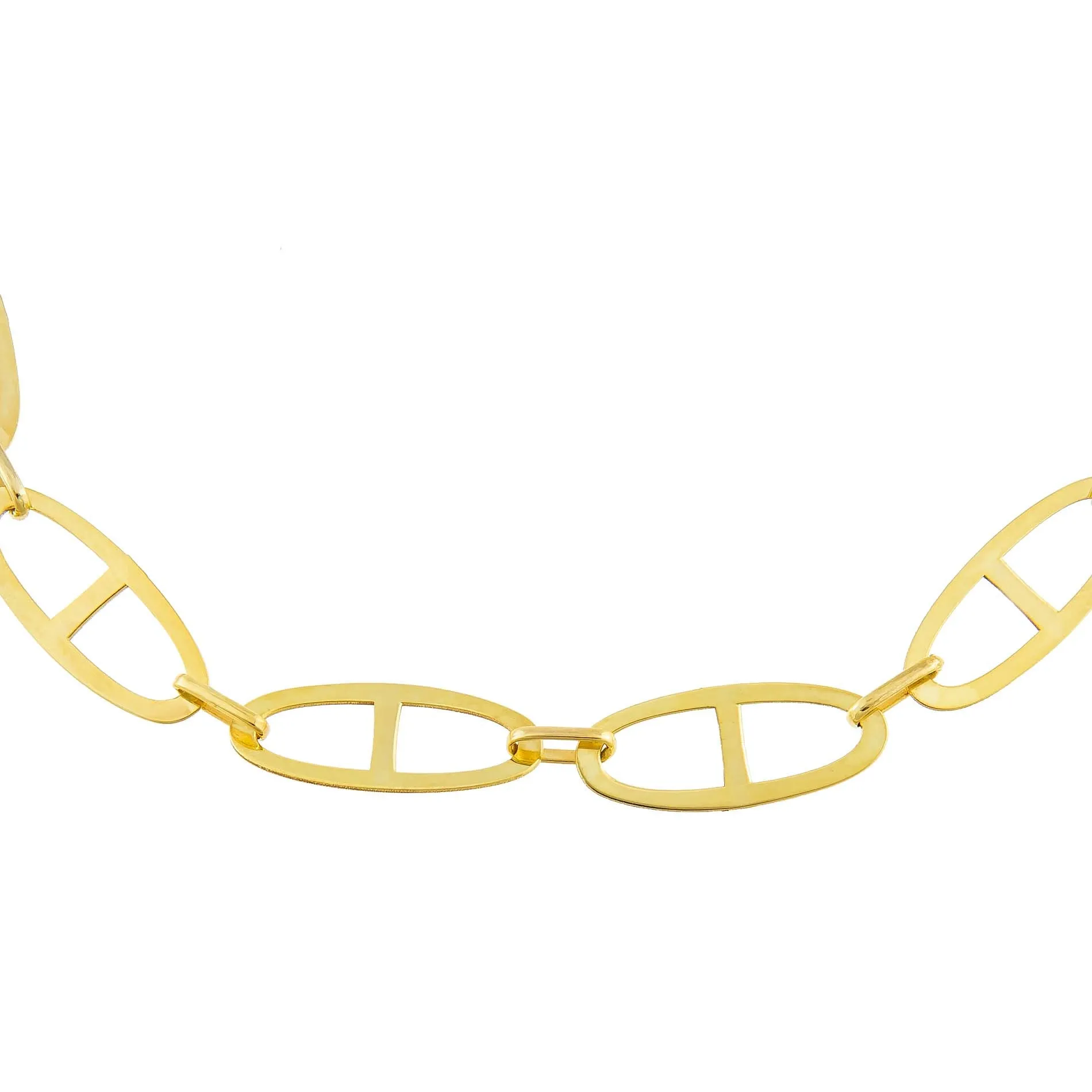 Thin Mariner Link Choker sold by Adina Eden's