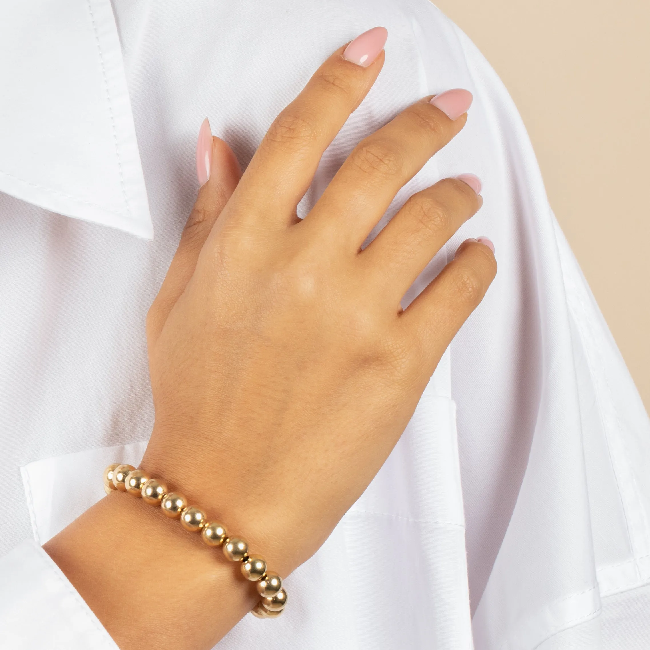 Chunky Beaded Ball Bracelet sold by Adina Eden's product image thumbnail 2